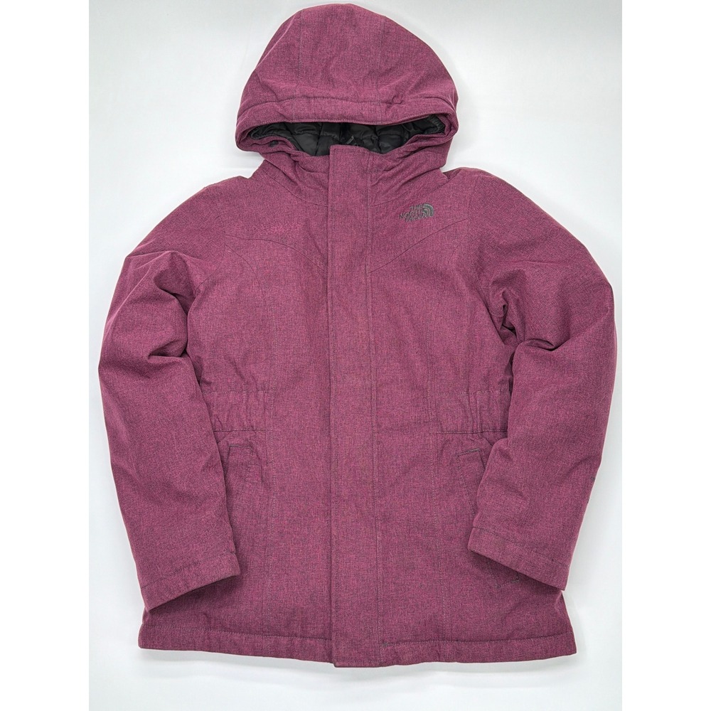The North Face DryVent 550 Hooded Winter Jacket Girls Heathered Purple Parka